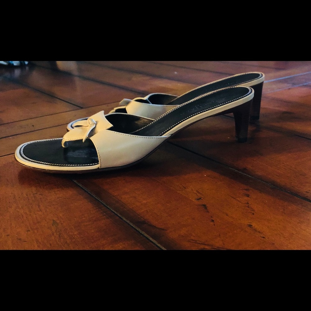 Cole Haan creme heels!